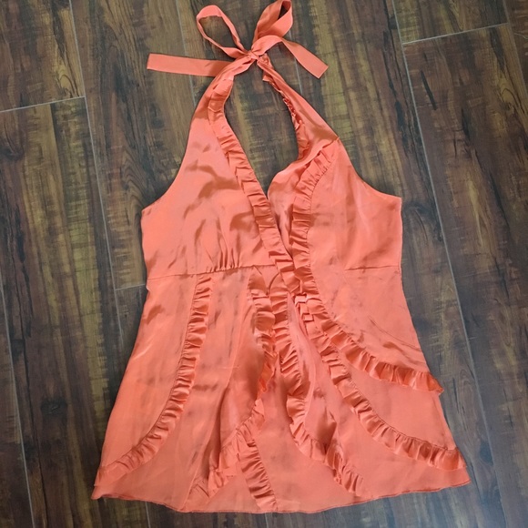 COPY - BCBG MAXAZRIA Backless Top - Picture 1 of 5